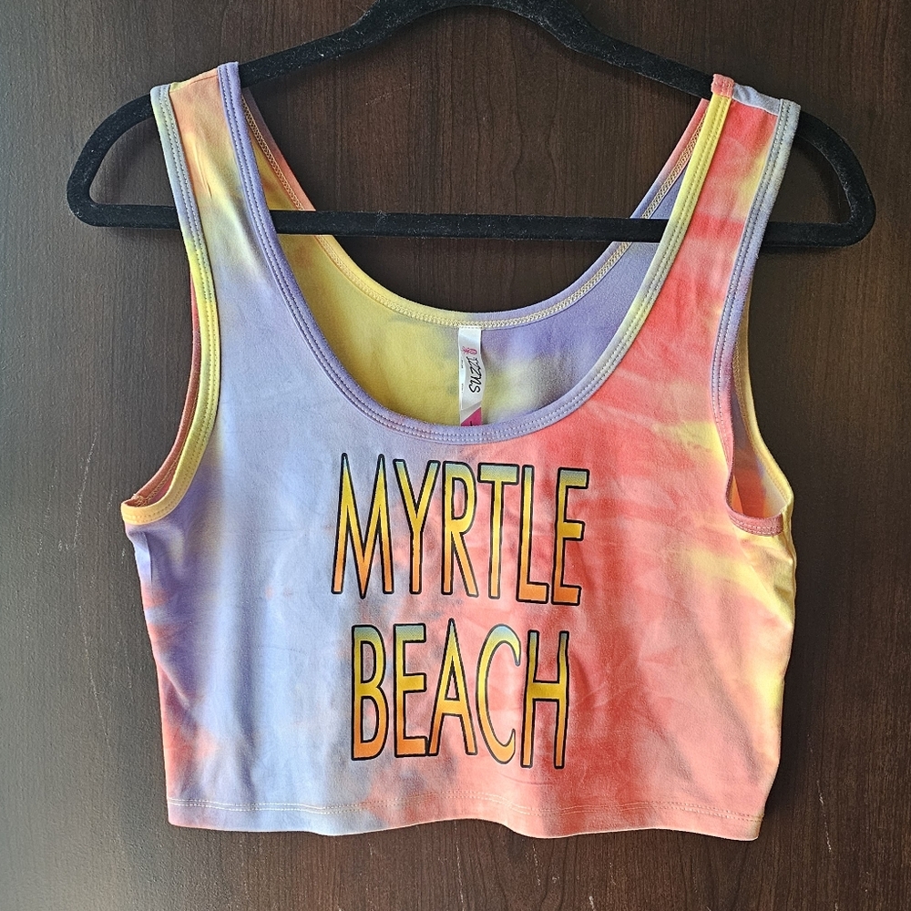 Myrtle Beach Tie-Dye Crop Top